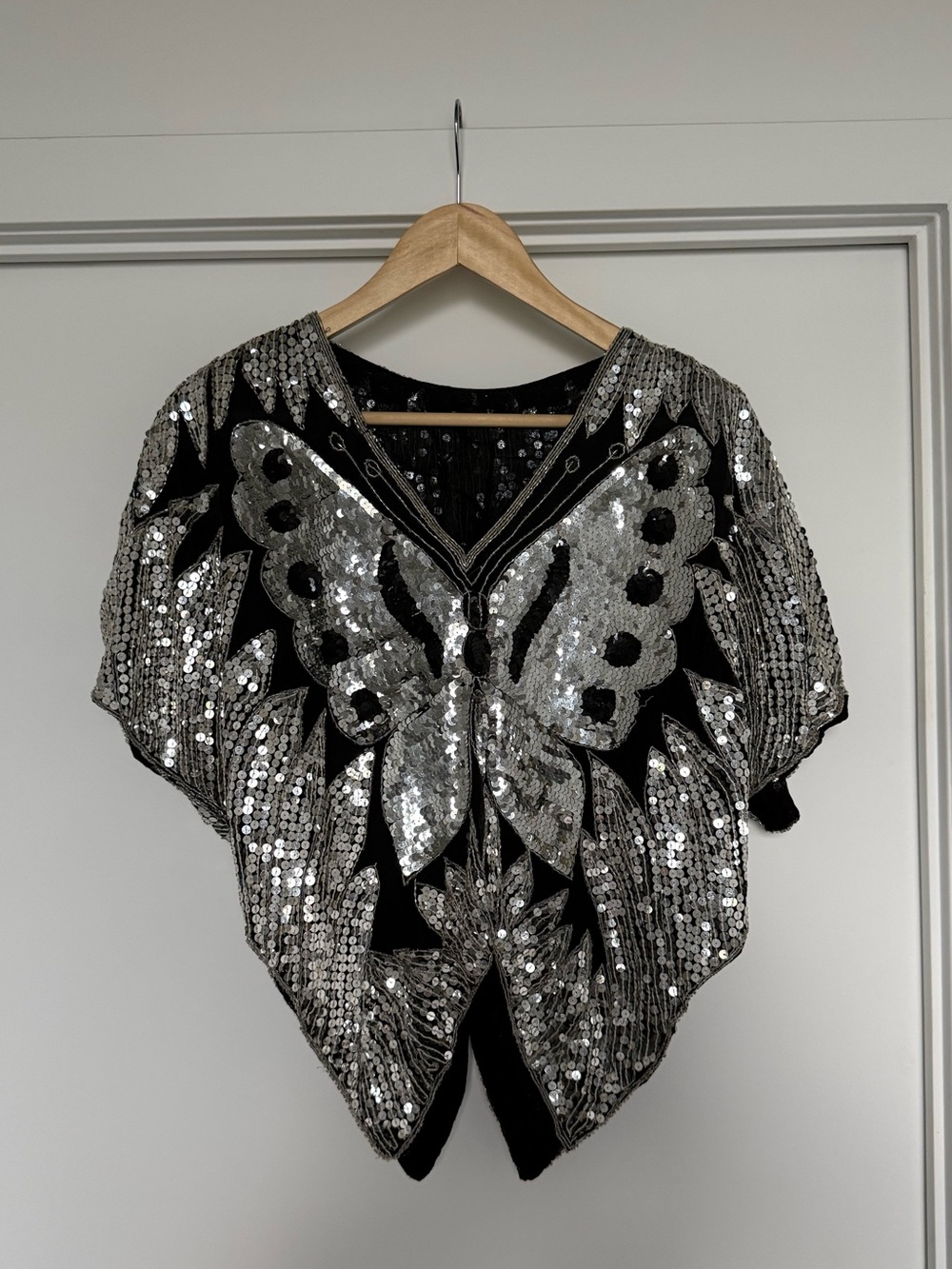 Sequin Butterfly Top